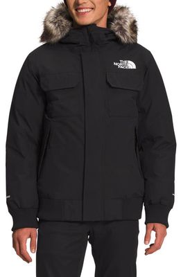 The North Face McMurdo Water Repellent 600 Fill Power Down Parka with Faux Fur Trim in Tnf Black