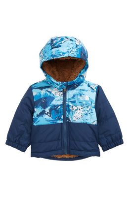 The North Face Mount Chimbo Water Repellent Reversible Hooded Jacket in Shady Blue