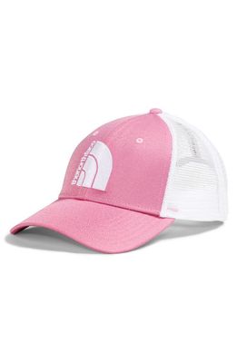 The North Face Mudder Trucker Hat in Orchid Pink/Jumbo Hd Logo