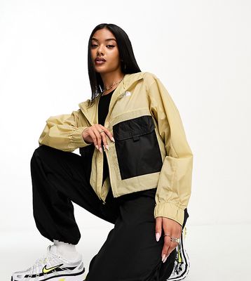 The North Face Nekkar boxy hooded jacket in stone Exclusive at ASOS-Neutral