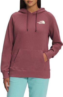 The North Face Never Stop Exploring Cotton Blend Hoodie in Wild Ginger/Patina Green