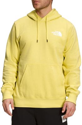 The North Face NSE Box Logo Graphic Hoodie in Yellowtail/Tnf Black
