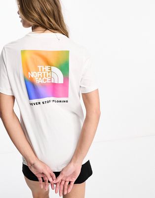 The North Face NSE box print T-shirt in white