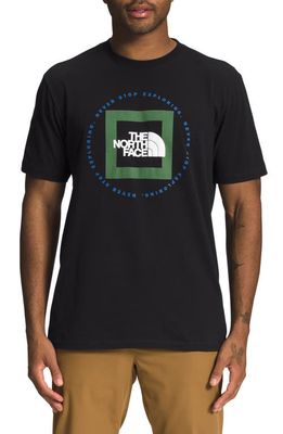 The North Face NSE Geo Logo Graphic T-Shirt in Tnf Black