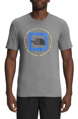 The North Face NSE Geo Logo Graphic T-Shirt in Tnf Medium Grey Heather
