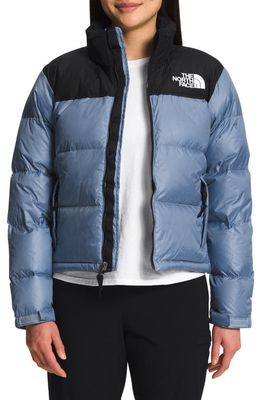The North Face Nuptse 1996 Packable Quilted 700 Fill Power Down Jacket in Folk Blue