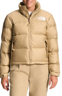 The North Face Nuptse 1996 Packable Quilted 700 Fill Power Down Jacket in Khaki Stone