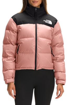 The North Face Nuptse 1996 Packable Quilted 700 Fill Power Down Jacket in Rose Dawn
