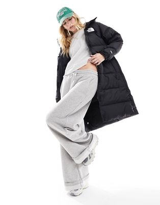 The North Face Nuptse parka jacket in black