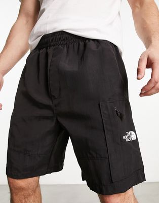The North Face nylon utility shorts in black