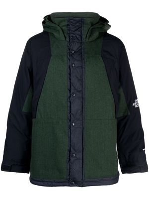 The North Face panelled down jacket - Green