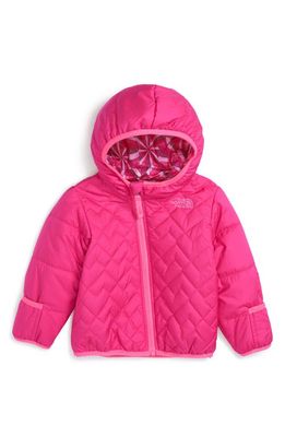 The North Face 'Perrito' Reversible Water Repellent Hooded Jacket in Cabaret Pink