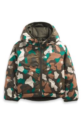 The North Face Perrito Reversible Water Repellent Recycled Polyester Jacket in New Taupe Green