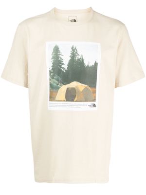 The North Face printed T-shirt - Neutrals
