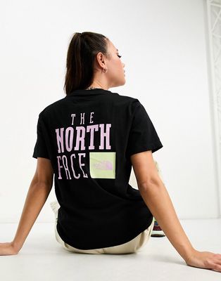 The North Face Proud back print T-shirt in black