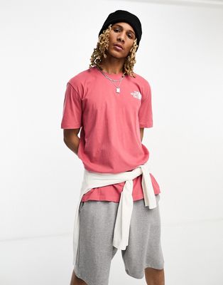 The North Face Red Box t-shirt in pink