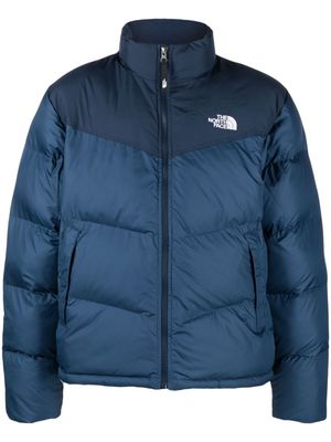 The North Face Saikuru logo-embroidered quilted jacket - Blue