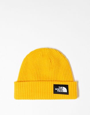 The North Face Salty Dog beanie in gold