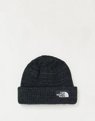 The North Face Salty lined beanie in black