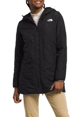 The North Face Shady Glade Water Repellent Insulated Hooded Jacket in Tnf Black