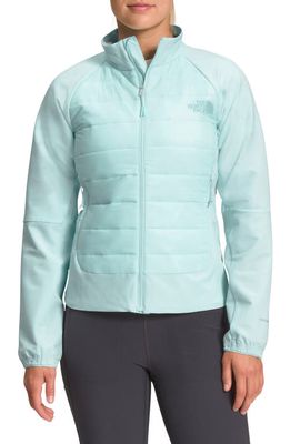 The North Face Shelter Cove Mixed Media Jacket in Skylight Blue