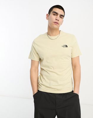 The North Face Simple Dome t-shirt in stone-Neutral