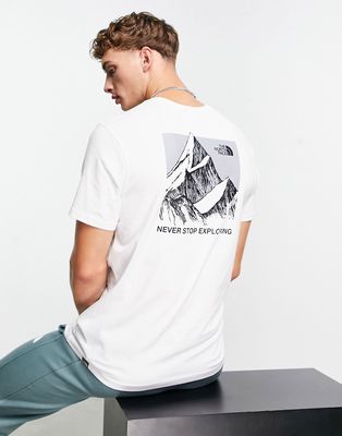 The North Face Sketch Box t-shirt in white - Exclusive to ASOS