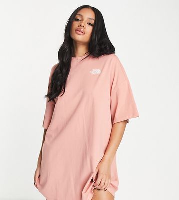 The North Face t-shirt dress in pink Exclusive at ASOS