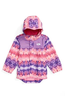 The North Face Tailout Hooded Rain Jacket in Bellflower Purple Fair Isle