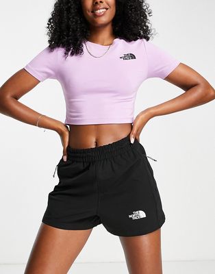 The North Face Tekware jersey shorts in black