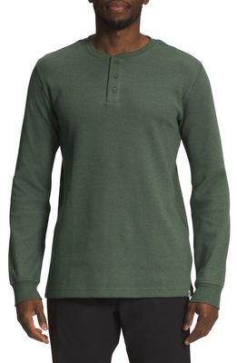The North Face Thermal Knit Henley in Thyme