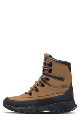 The North Face ThermoBall Lifty II Waterproof Snow Boot in Utility Brown/Tnf Black