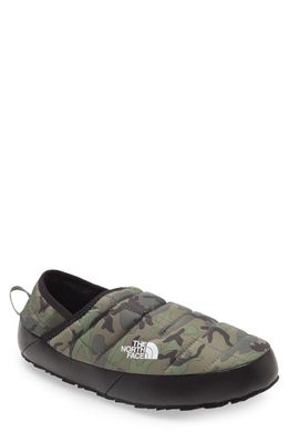 The North Face ThermoBall Traction Water Resistant Slipper in Green/Brown
