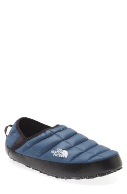 The North Face ThermoBall Traction Water Resistant Slipper in Shady Blue/Tnf Black
