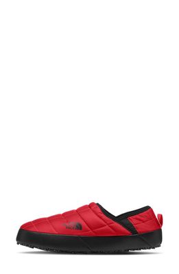 The North Face ThermoBall Traction Water Resistant Slipper in Tnf Red/Tnf Black