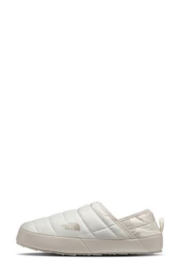 The North Face Thermoball Water Repellent Traction V Mule in Gardenia White/Silver Grey