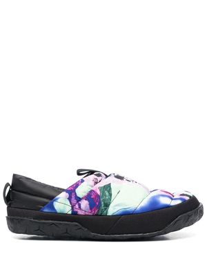 The North Face tie-dye padded slippers - Black