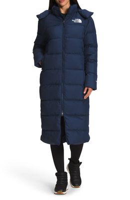 The North Face Triple C Longline 550 Fill Power Down Parka in Summit Navy