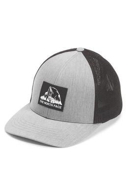 The North Face Truckee Fitted Trucker Hat in Tnf Med Grey Heather/Black
