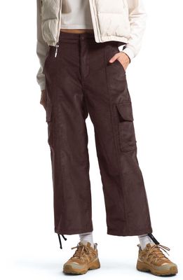 The North Face Utility Corduroy Cargo Pants in Coal Brown