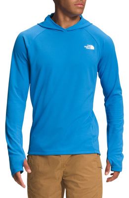 The North Face Wander Sun Performance Hoodie in Super Sonic Blue