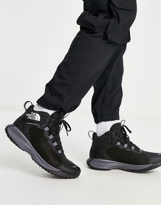 The North Face Wayroute high top sneakers in black