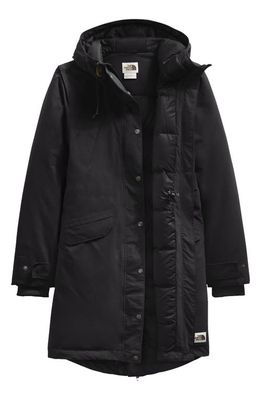 The North Face Women's Snow Water Repellent 600 Fill Power Down Parka in Black