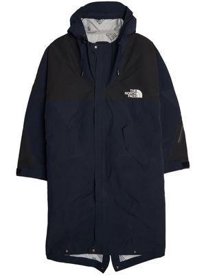 The North Face x Project U Geodesic logo-print coat - Blue