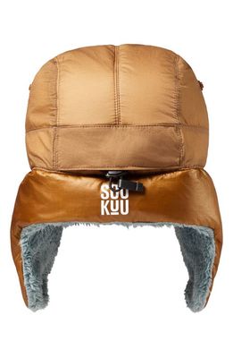 The North Face x Undercover SOUKUU 550 Fill Power Down Cap in Bronze Brown/Concrete G
