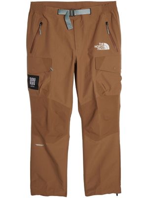 The North Face x Undercover Soukuu belted straight-leg trousers - Brown