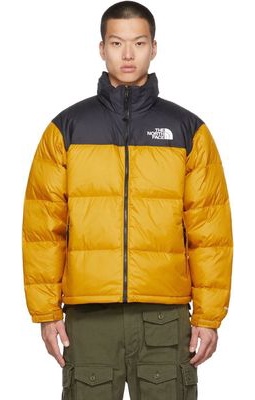 The North Face Yellow & Black Down 1996 Retro Nuptse Puffer Jacket