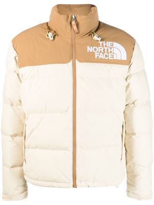 The North Face zip-up padded down jacket - Brown