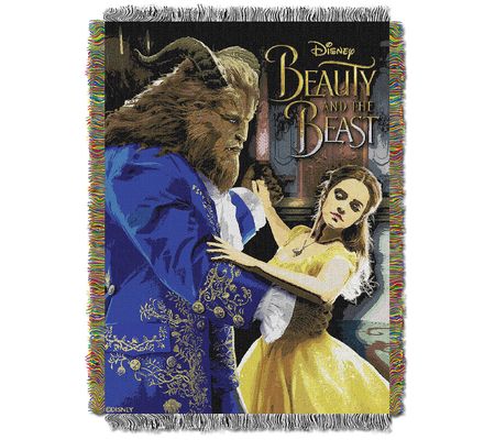 The Northwest Group Beauty & The Beast Tapestry Woven Throw