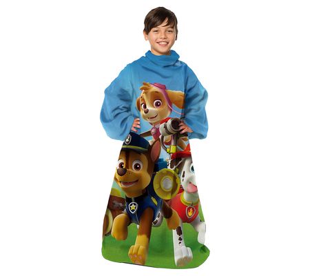 The Northwest Group Paw Patrol Kids Comfy Throw w/ Sleeves